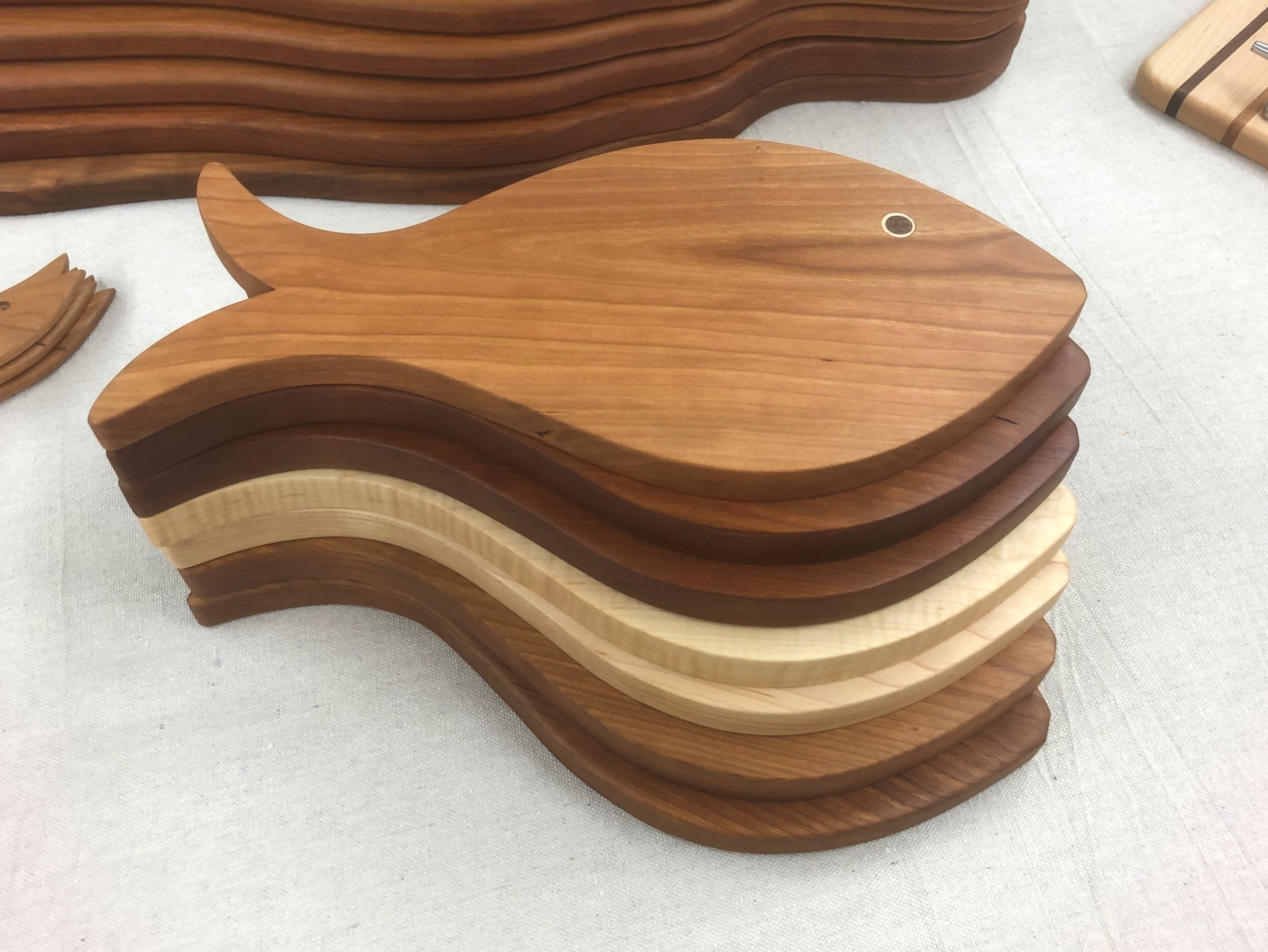 Fish Shaped Cutting board - Words with Boards, LLC